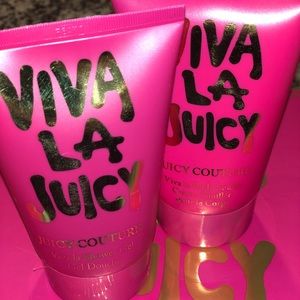 VIVA LA JUICY, juicy couture shower gel and lotion